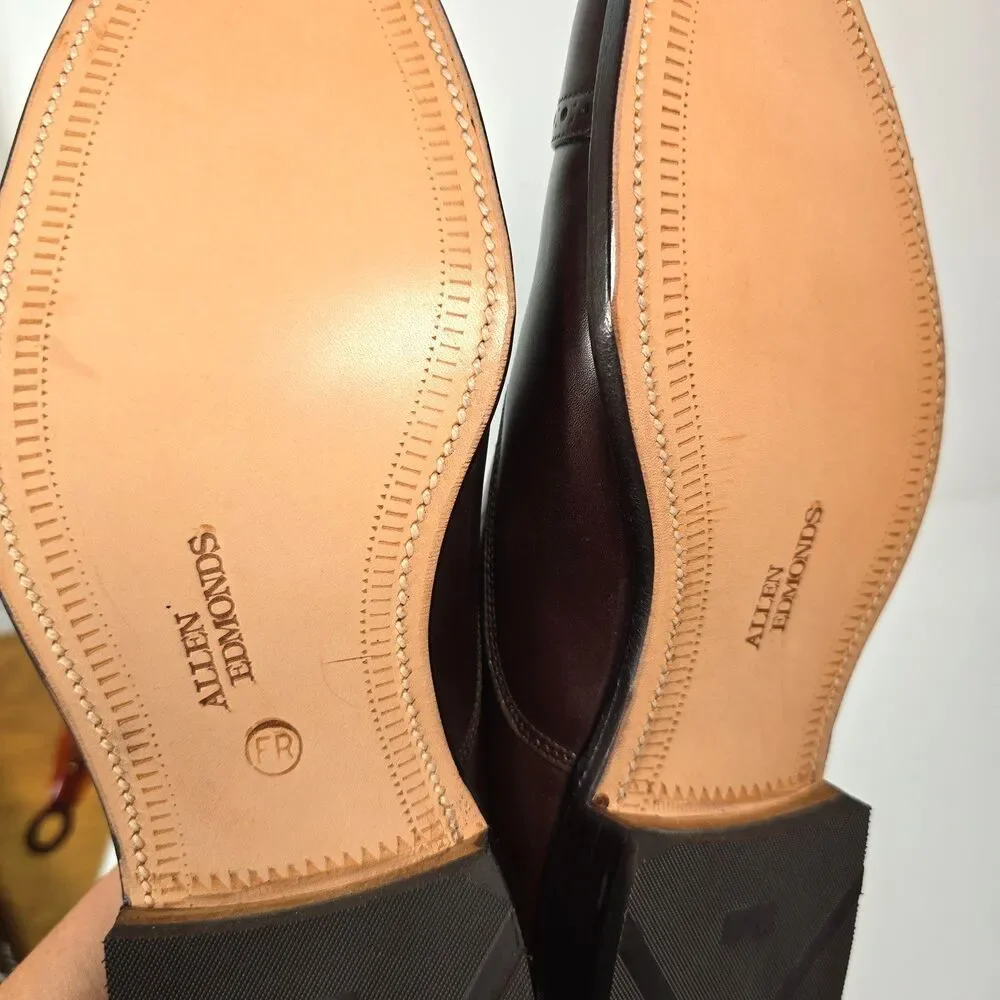 Allen Edmonds Fifth Avenue 5795 Brown Cap Toe Oxford Shoes Men's 8.5 D USA